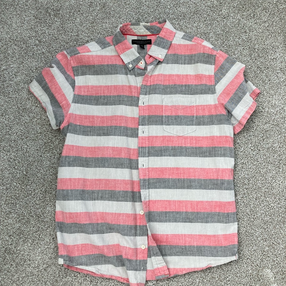 Mens Aeropostale Button Up